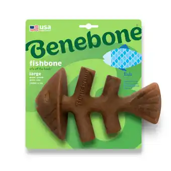 Zooplus Benebone Visgraat Large ca. L 21 x B 12 cm Kauwspeeltje voor honden aanbieding