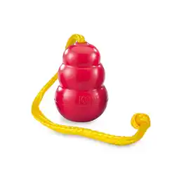 Zooplus Kong Klassiek met Touw Gr. Hond aanbieding