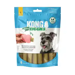 Zooplus 198g maat S Kong Ziggies Enhanced Puppy Snacks voor honden aanbieding
