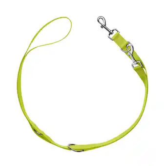 Zooplus Hunter verstelbare riem London, lime 200 cm lang, 10 mm breed hond aanbieding