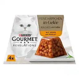 Zooplus 4x57g Gourmet Revelations Fine cuts Kip natvoer voor katten aanbieding