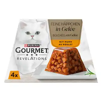 Zooplus 4x57g Gourmet Revelations Fine cuts Kip natvoer voor katten aanbieding