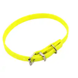 Zooplus Heim halsband geklonken neongeel 24-31cm nekomtrek, 9mm brede hond aanbieding