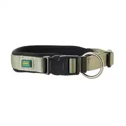 Zooplus HUNTER Neopreen halsband Vario Plus, olijf/zwart maat M: 40 - 45 cm nekomtrek, 20 mm brede Hond aanbieding