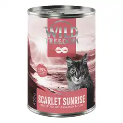 Zooplus 6x400g Wild Freedom Red Meat Scarlet Sunrise Varkensvlees, zalm Tonijn natvoer voor katten aanbieding