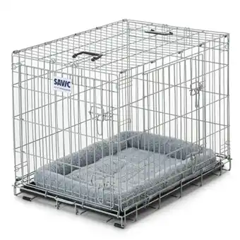 Zooplus M: L 76 x B 53 x H 61 cm - Savic Dog Residence Hondenbench incl. kussen aanbieding