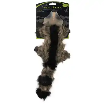 Zooplus Hyper Pet Real Skinz Wasbeer ca. L 40 x B 10 x H 8 cm Hondenspeeltje aanbieding