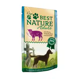 Zooplus 12x 150g Best Nature hondenvoer lam & peer natvoer voor honden aanbieding