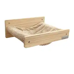 Zooplus Kerbl Pet hangmat Timberr taupe kat aanbieding