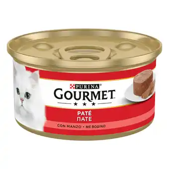 Zooplus 24 x 195g Gourmet natvoer voor katten met rundvlees aanbieding