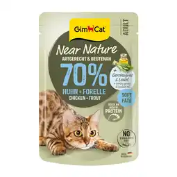 Zooplus 16x85g GimCat GimCat Dichtbij de Natuur kip & forel natvoer voor katten aanbieding