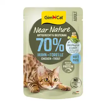 Zooplus 16x85g GimCat GimCat Dichtbij de Natuur kip & forel natvoer voor katten aanbieding