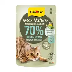 Zooplus 16x85g GimCat Dichtbij de Natuur Kip & Fazant natvoer voor katten aanbieding