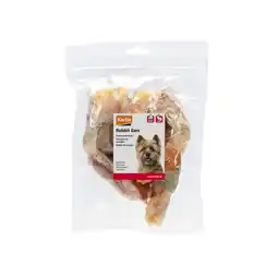 Zooplus 250g beeztees gedroogde konijnenoren met kip hondensnacks aanbieding