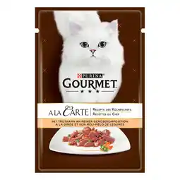 Zooplus 24x85g Kalkoen met Groenten Gourmet A la Carte Kattenvoer aanbieding