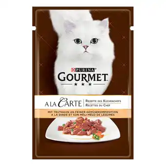 Zooplus 24x85g Kalkoen met Groenten Gourmet A la Carte Kattenvoer aanbieding