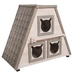 Zooplus L 90 x B 50 x H 75 cm - Kattenhuis Madeira aanbieding