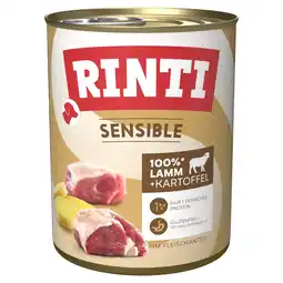 Zooplus 6x800g Rinti Sensible Lam & Aardappel aanbieding