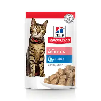 Zooplus 12x85g Feline Adult Zeevis maaltijdzakjes Hill's Science Plan Kattenvoer aanbieding