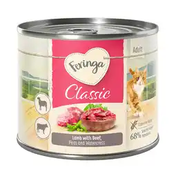 Zooplus 6x200g Lam/Rund Duo-Soorten Feringa Menu Kattenvoer aanbieding
