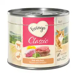 Zooplus 6x200g Menu Duo-soorten Eend & Kalf met Broccoli & Paardenbloem Feringa Kattenvoer aanbieding