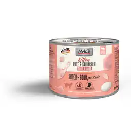 Zooplus MAC´s Cat 6 x 200 g Kattenvoer - Kitten (Kalkoen & Konijn) aanbieding