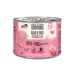 Zooplus 6x200g Kalf & Kalkoen MAC's Kattenvoer aanbieding