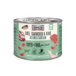 Zooplus 6x200g Eend/Konijn/Rund MAC's Kattenvoer aanbieding