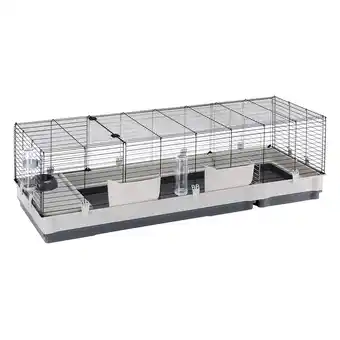 Zooplus Ferplast kooi voor kleine dieren plaza 160 ca. L 162 x B 60 x H 50 cm klein dier aanbieding