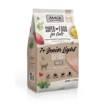 Zooplus MAC's Cat 7+ Senior/Light kattenvoer - 1,5 kg aanbieding