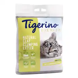 Zooplus 12kg Citroengrasgeur Tigerino Premium Kattenbakvulling aanbieding