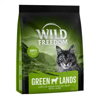 Zooplus 400g Adult Green Lands Lam Wild Freedom Kattenvoer aanbieding