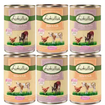 Zooplus Lukullus Junior Mixpakket - 6 x 400 g aanbieding