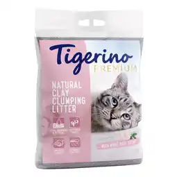 Zooplus 12 kg Witte Rozengeur Premium Tigerino Kattenbakvulling aanbieding