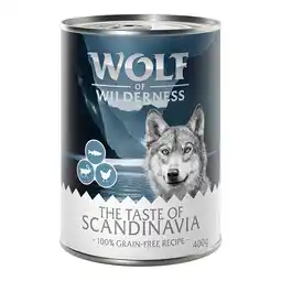Zooplus 6x400g The Taste of The Taste Of Scandinavia Wolf of Wilderness Hondenvoer aanbieding
