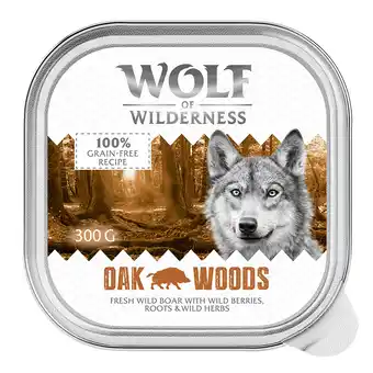 Zooplus 24x300g Adult Oak Woods Wild Zwijn Wolf of Wilderness Hondenvoer aanbieding