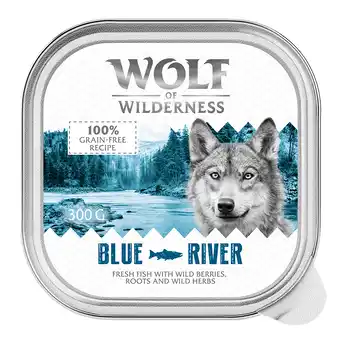 Zooplus 24x300g Adult Blue River Vis Wolf of Wilderness Hondenvoer aanbieding