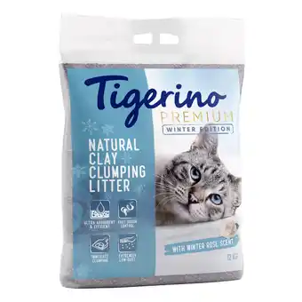 Zooplus 2x 12kg Winterrozengeur Tigerino Premium Kattenbakvulling aanbieding