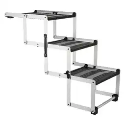 Zooplus Trixie Friends on Tour 3-voudige Vouwtrap voor Honden Aluminium/TPR aanbieding