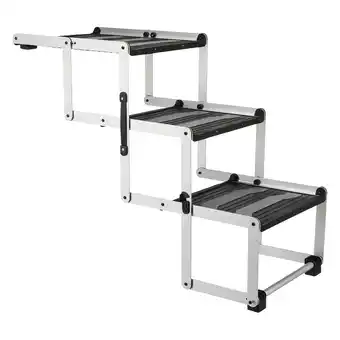 Zooplus Trixie Friends on Tour 3-voudige Vouwtrap voor Honden Aluminium/TPR aanbieding