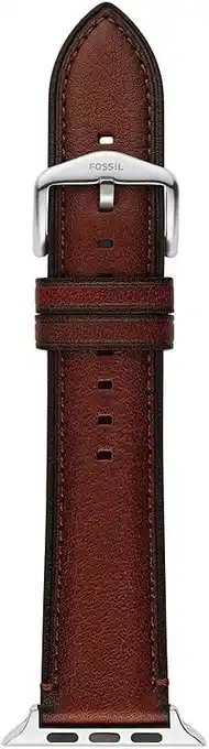 Amazon 42 mm/44 mm/45 mm Bruin Leren Bandje voor Apple Watch aanbieding
