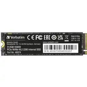 Bol.com Verbatim Vi3000 PCIe NVMe M.2 SSD 512GB 512 GB M.2 3300 MB/s aanbieding