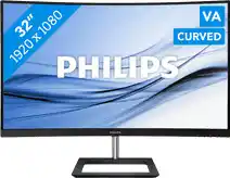 Amazon Philips Curved Gaming Monitor, zwart Full-HD. 31,5 inch zwart aanbieding