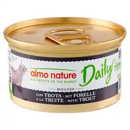 Pets Place Almo Nature Daily Menu Mousse - Kattenvoer - Forel 85 g aanbieding