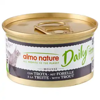 Pets Place Almo Nature Daily Menu Mousse - Kattenvoer - Forel 85 g aanbieding
