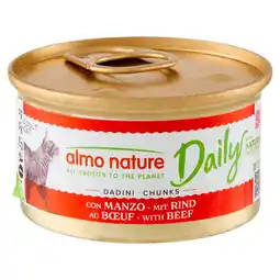 Pets Place Almo Nature Daily Menu Mousse - Kattenvoer - Rund Kalf 85 g aanbieding