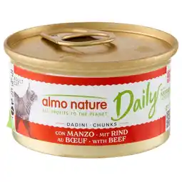 Pets Place Almo Nature Daily Menu Mousse - Kattenvoer - Rund Kalf 85 g aanbieding