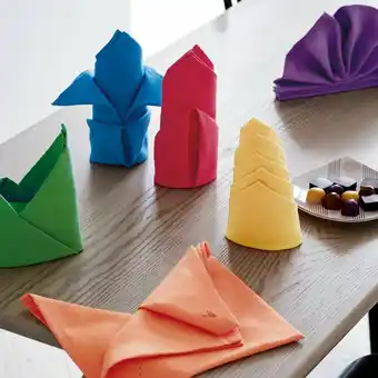 MoMa Design Store Fold-by-Number Cloth Napkins - Set of 6 aanbieding