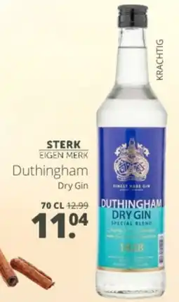 Mitra Duthingham Dry Gin aanbieding