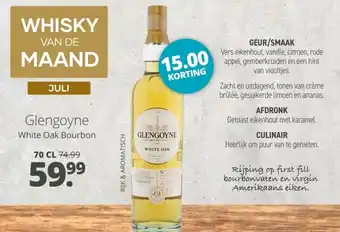Mitra Glengoyne White Oak Bourbon aanbieding